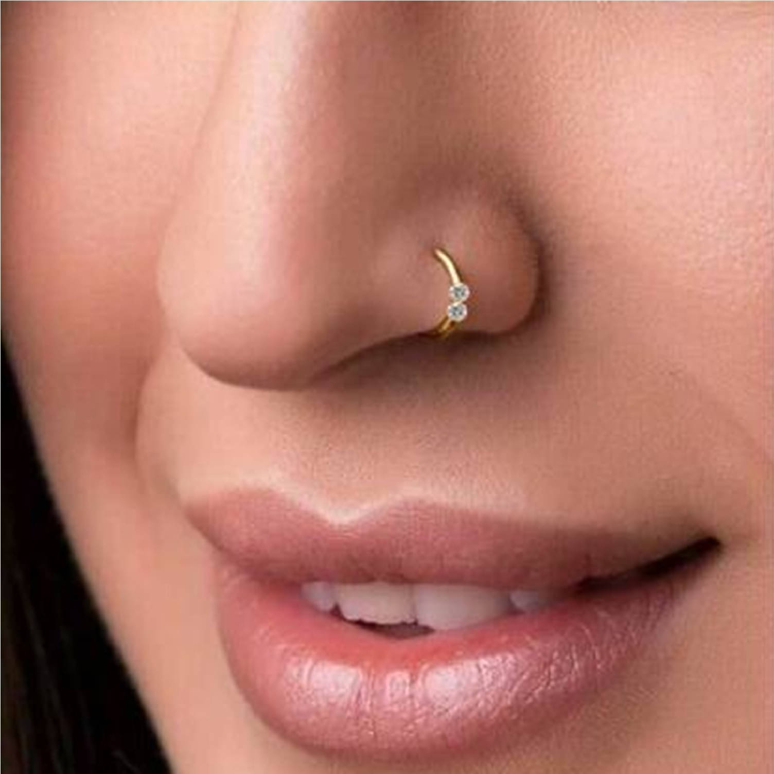     			RENU CREATION Gold-plated Plated Alloy Nose Ring ()