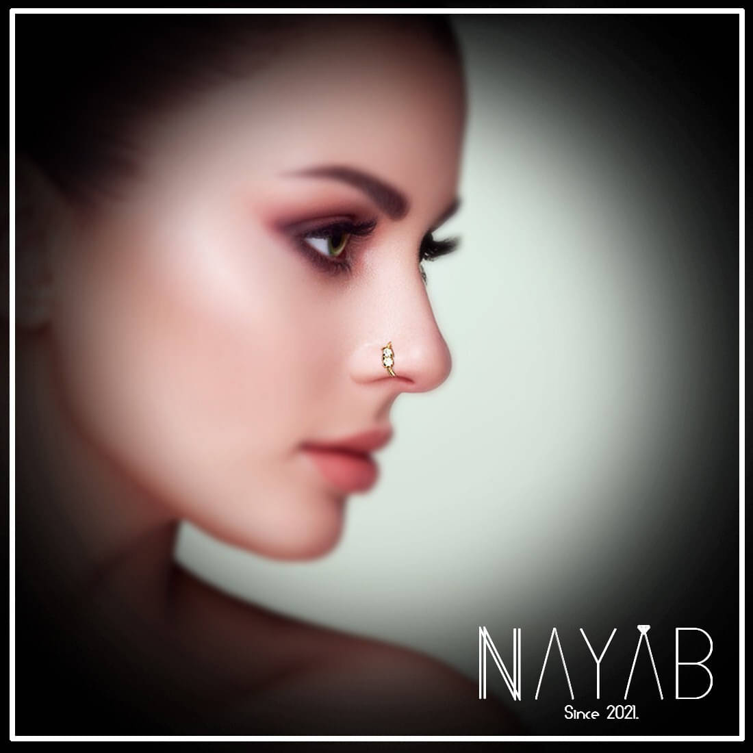 RENU CREATION Gold-plated Plated Brass, Metal, Alloy, Stone Nose Ring (Pack of 4) RENU CREATION Gold-plated Plated Brass, Metal, Alloy, Stone Nose Ring (Pack of 4)