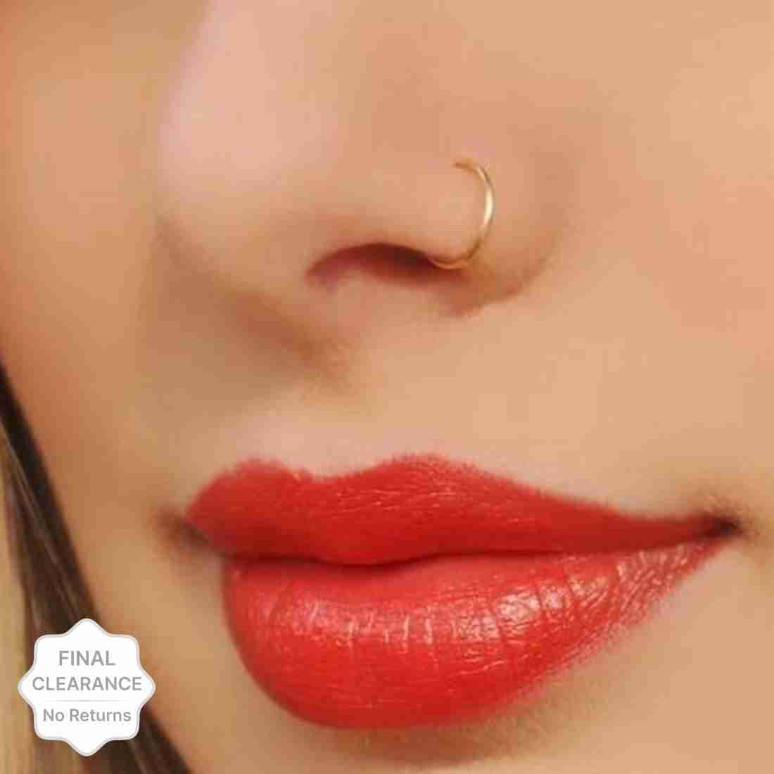     			RENU CREATION Gold-plated Plated Alloy Nose Stud ()
