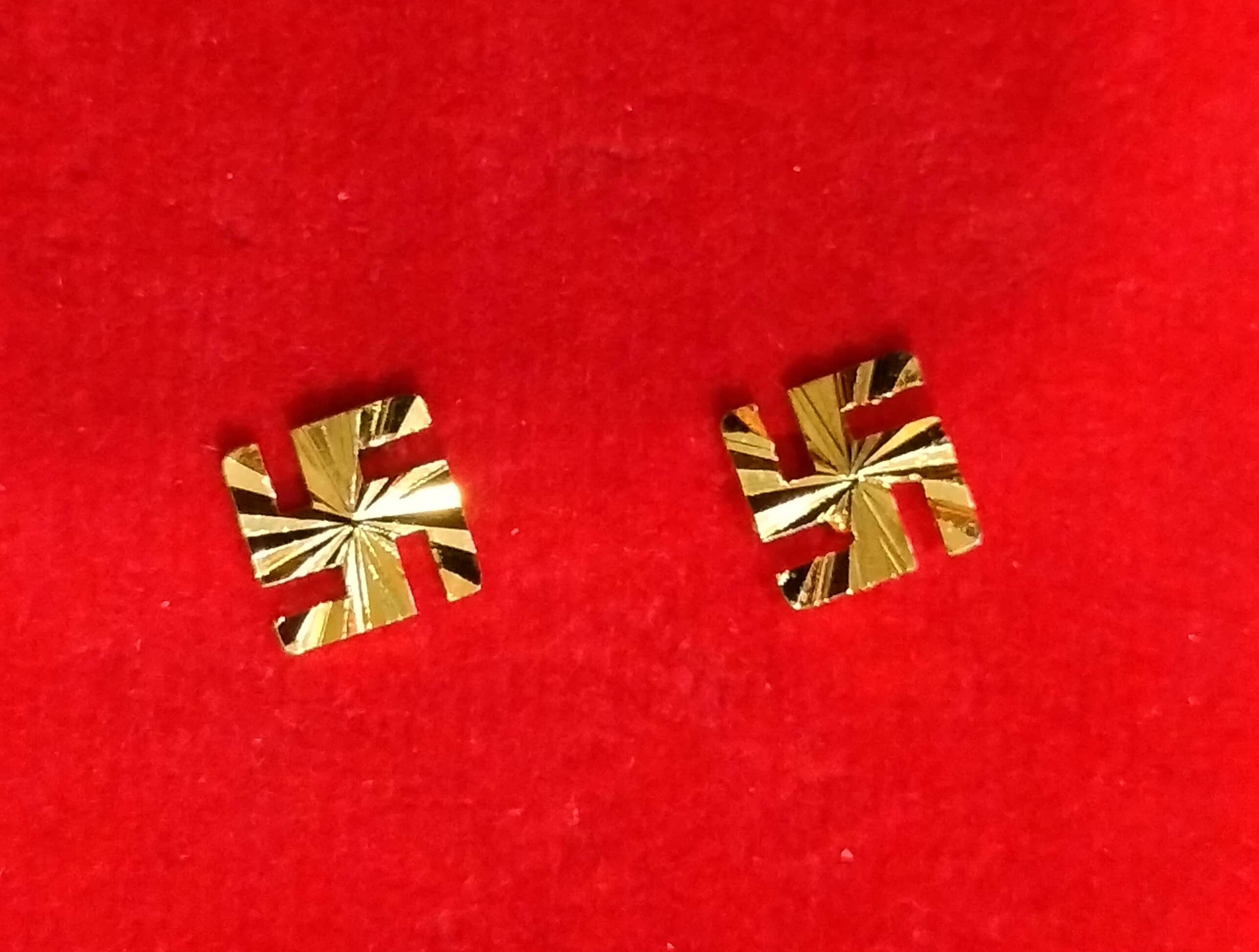 Renu Creations Golden Hoops Earrings ( Pack of 1 ) - Earrings | Buy online on ZillyBuy