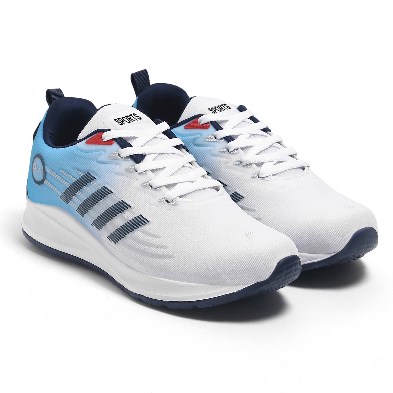 SCHOOZI Kizzer-57 Light Blue Men's Sports Running Shoes SCHOOZI Kizzer-57 Light Blue Men's Sports Running Shoes