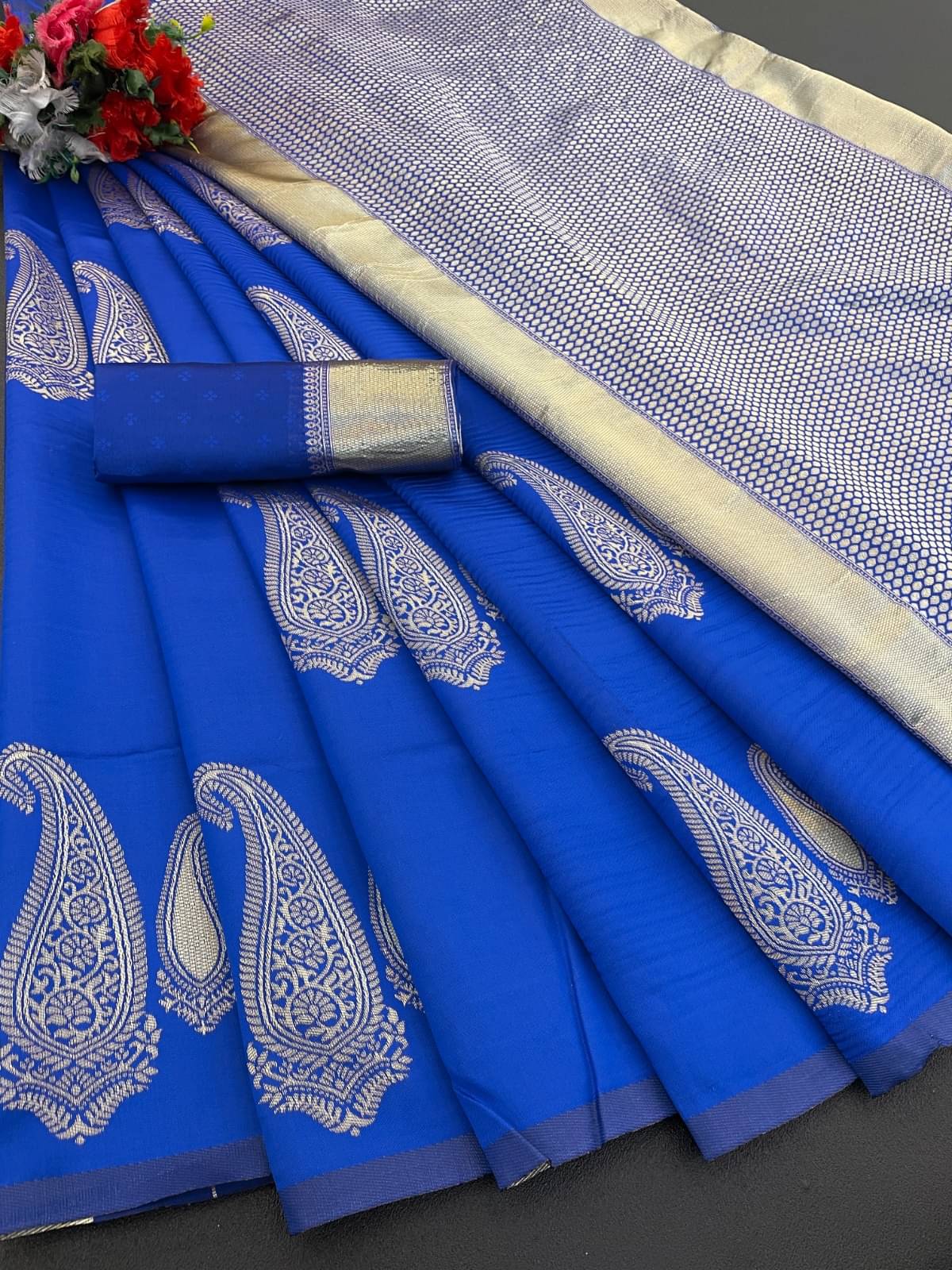 SHIRODHARI Art Silk Woven Kanjeevaram Sarees With Unstitched Blouse Piece ( LightBLue )     			SHIRODHARI Art Silk Woven Kanjeevaram Sarees With Unstitched Blouse Piece ( LightBLue )