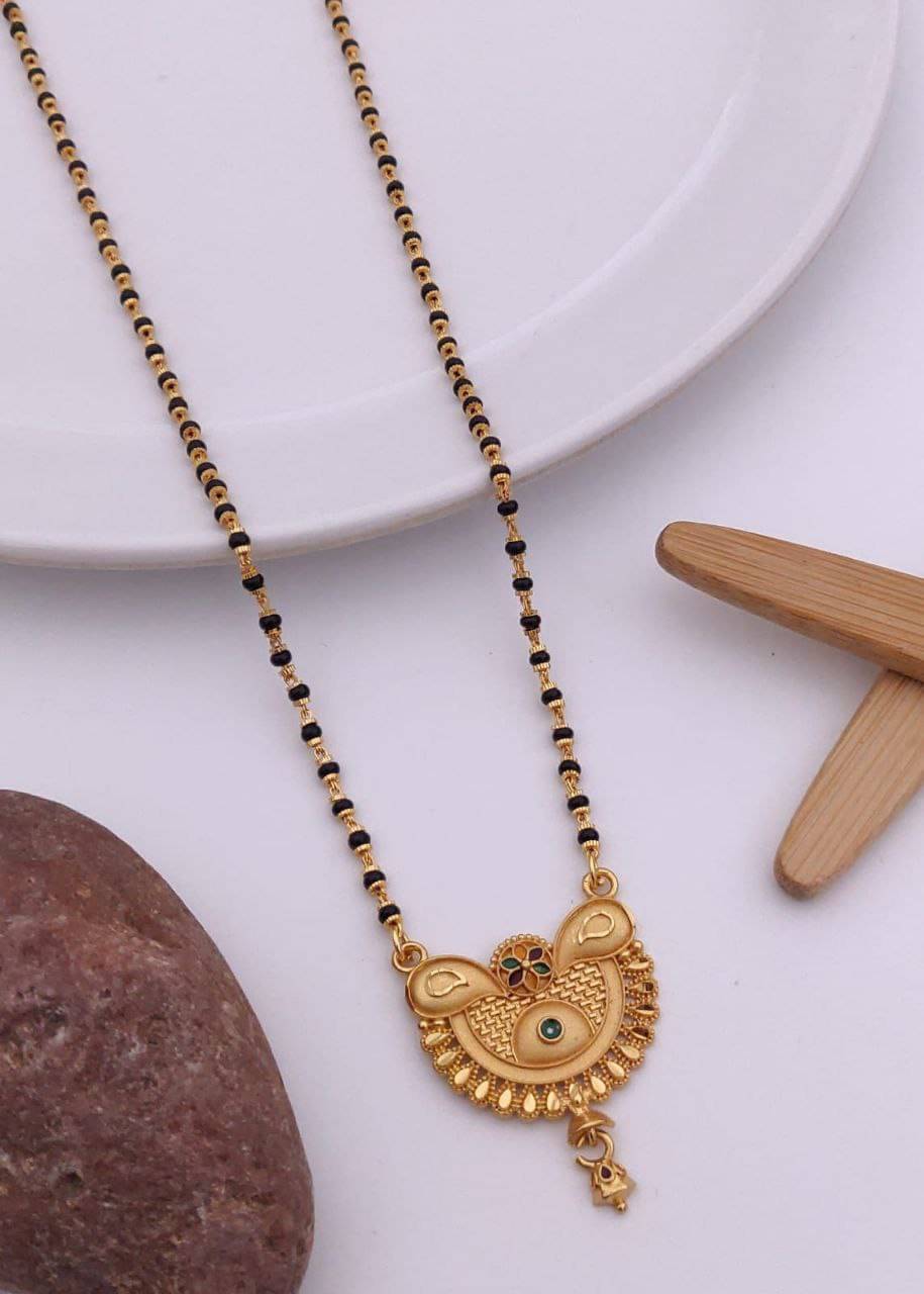 Shivay Fashion Golden Mangalsutra ( Pack of 1 ) Shivay Fashion Golden Mangalsutra ( Pack of 1 )