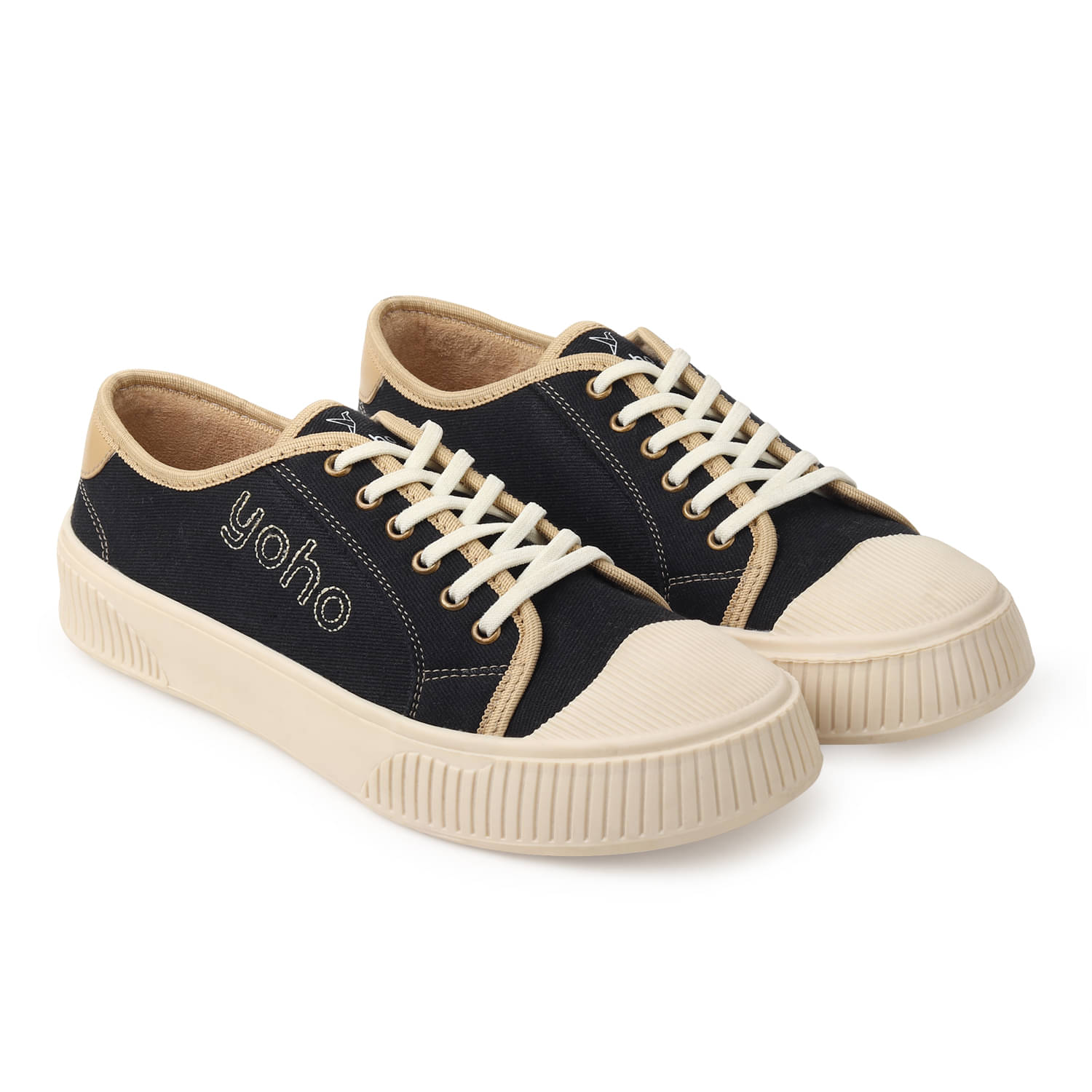     			Yoho Black Women's Sneakers