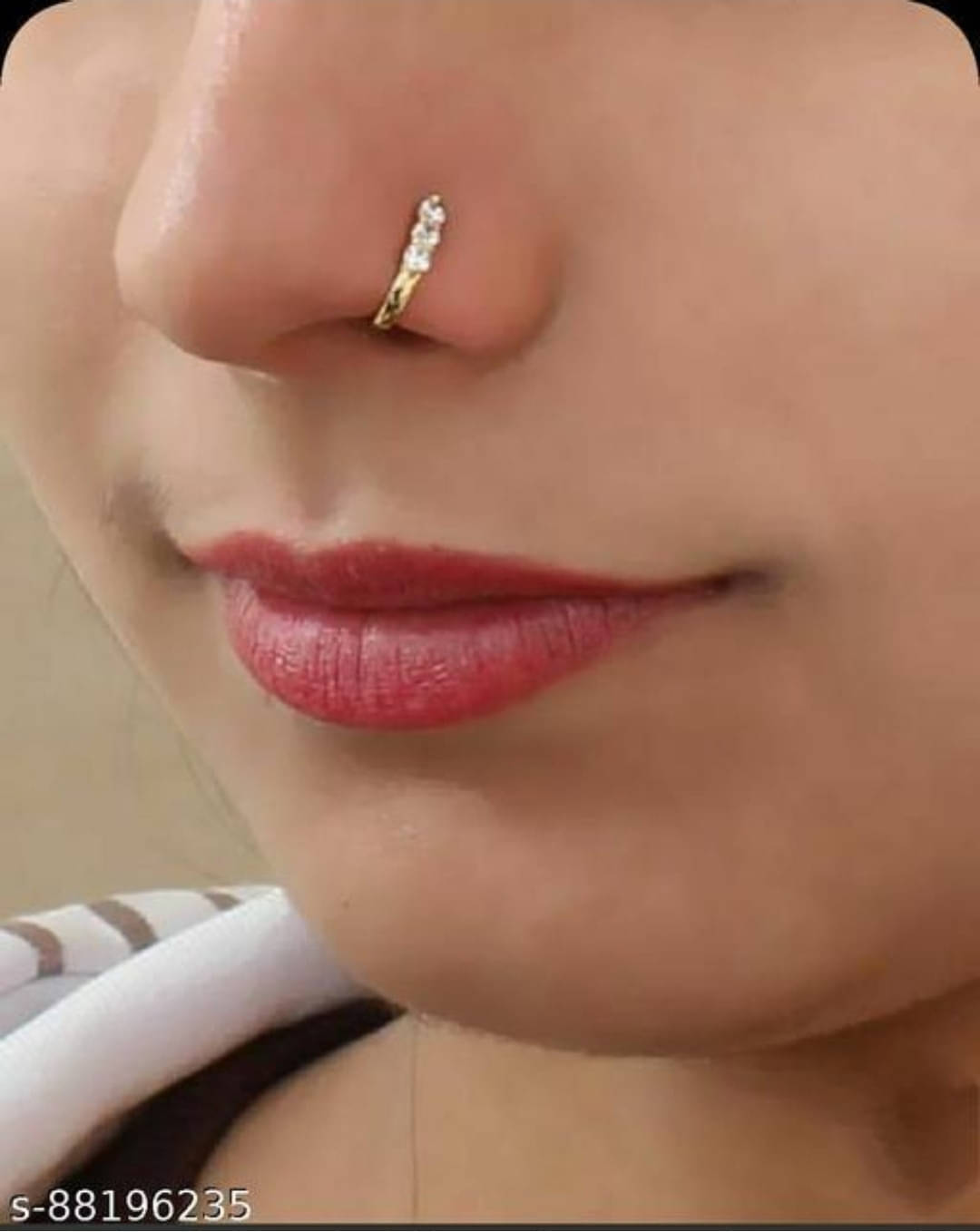 house of common Cubic Zirconia Gold-plated Plated Brass Nose Stud () house of common Cubic Zirconia Gold-plated Plated Brass Nose Stud ()