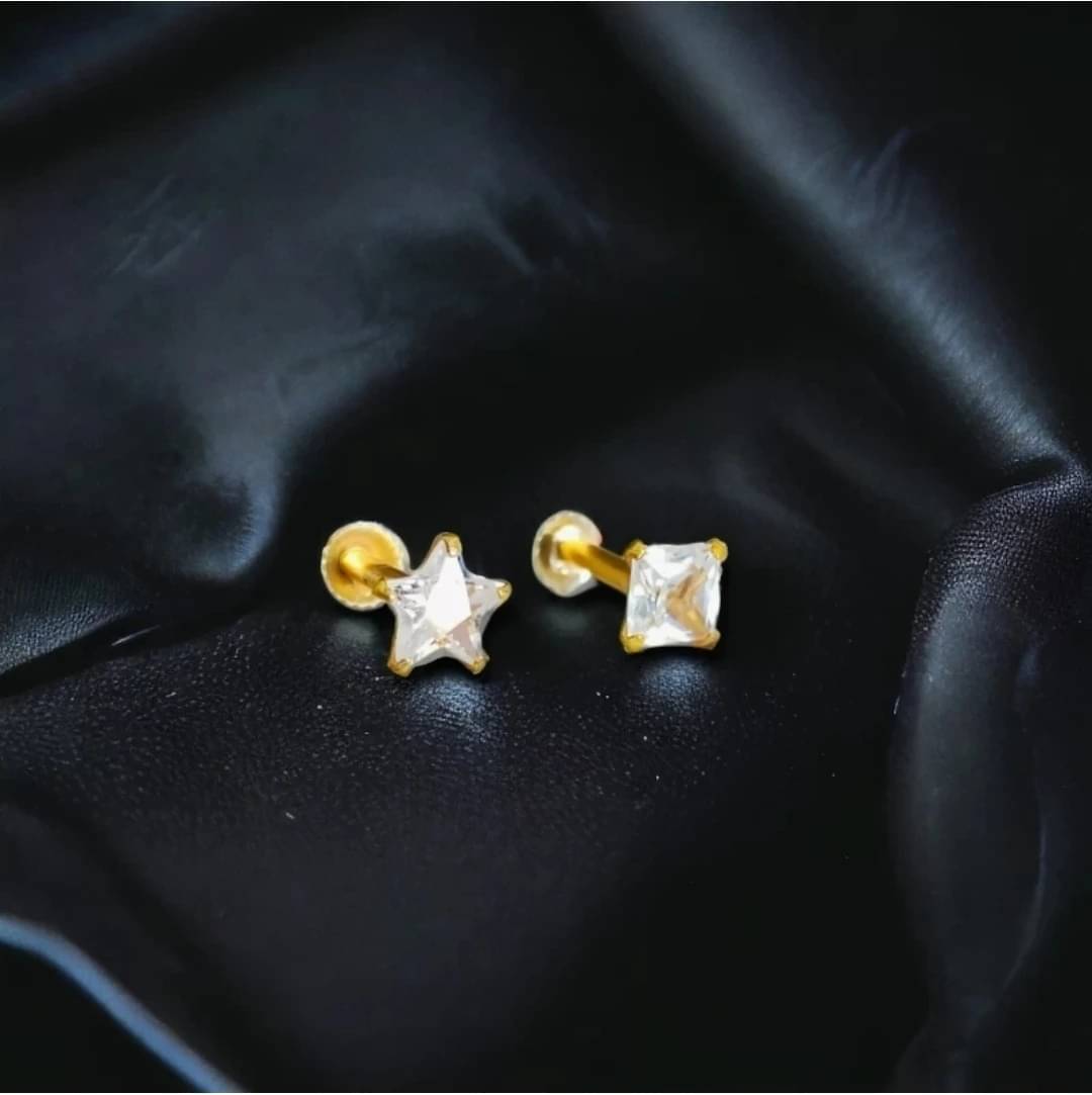     			house of common Gold-plated Plated Metal, Alloy, Brass, Tungsten Nose Stud ()