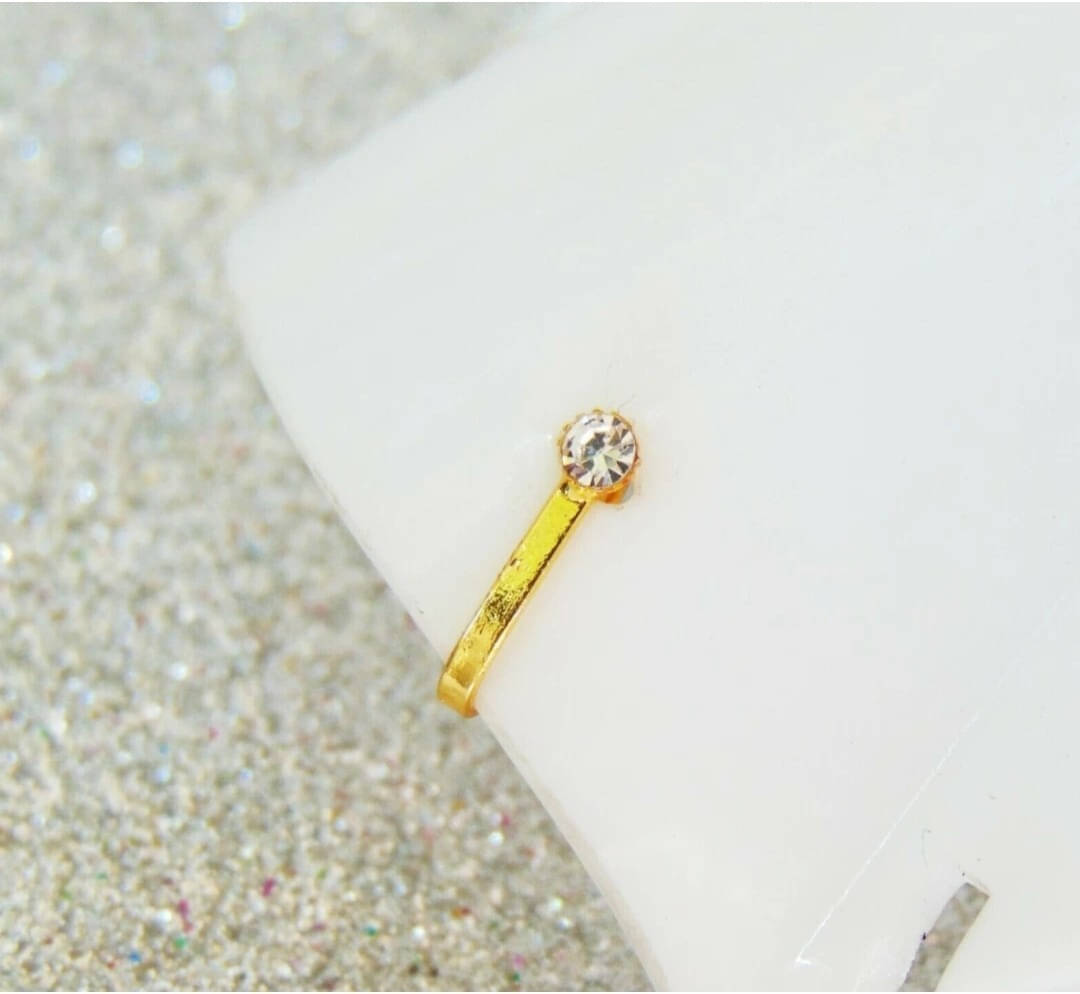 house of common Gold-plated Plated Metal, Alloy, Brass, Tungsten Nose Stud () house of common Gold-plated Plated Metal, Alloy, Brass, Tungsten Nose Stud ()