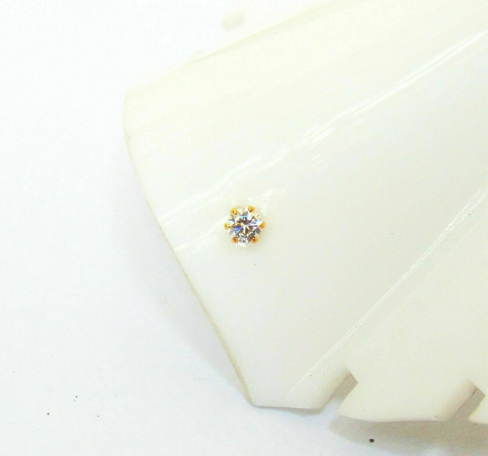     			house of common Gold-plated Plated Metal, Alloy, Brass, Tungsten Nose Stud ()
