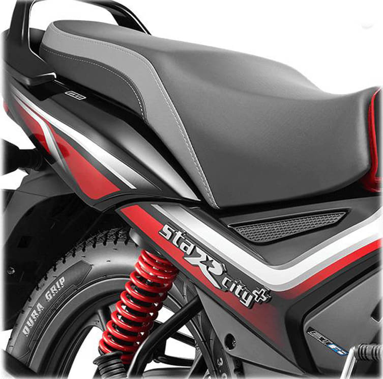 Bike Seat Cover Suitable for TVS Star City (Black)     			Bike Seat Cover Suitable for TVS Star City (Black)