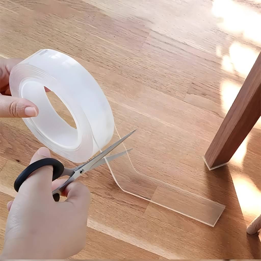 DAYANI BROTHER'S Transparent Double Sided Flax Tape + Nano Tape ( Pack of 1 ) DAYANI BROTHER'S Transparent Double Sided Flax Tape + Nano Tape ( Pack of 1 )