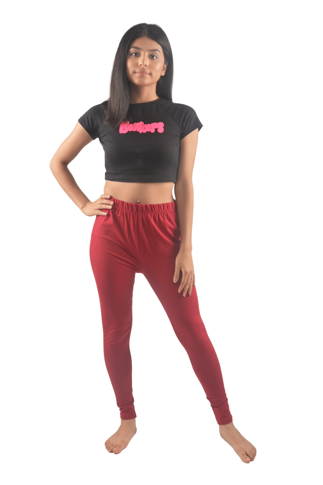     			DESHBANDHU DBK Pack of 1 Cotton Women's Leggings ( Maroon )