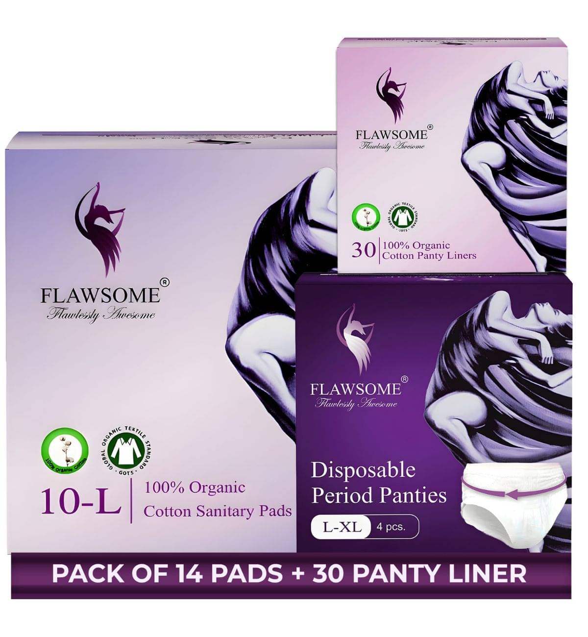    			FLAWSOME Cottony Mixed Ultra Sanitary Pad