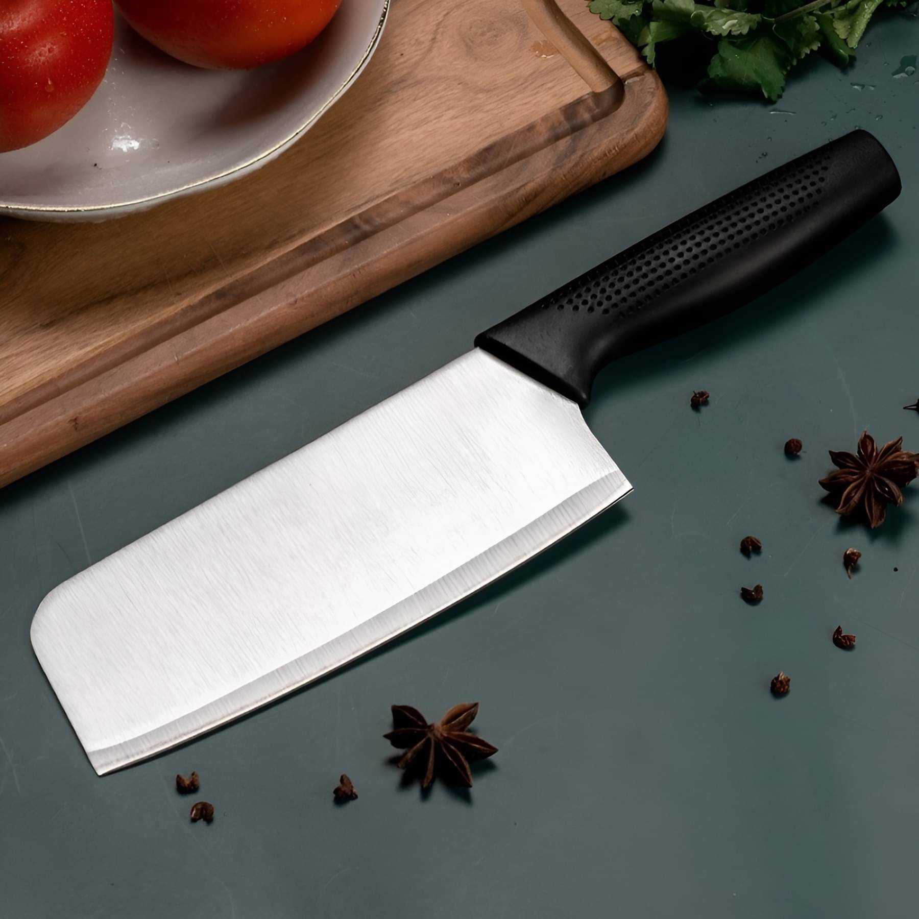 Ktichen Knife Set, German high carbon stainless steel Blade With Black Non-Slip Ergonomic Handle, Paring, Santoku, Burcher Sharp Japanese Chef Knives Ktichen Knife Set, German high carbon stainless steel Blade With Black Non-Slip Ergonomic Handle, Paring, Santoku, Burcher Sharp Japanese Chef Knives