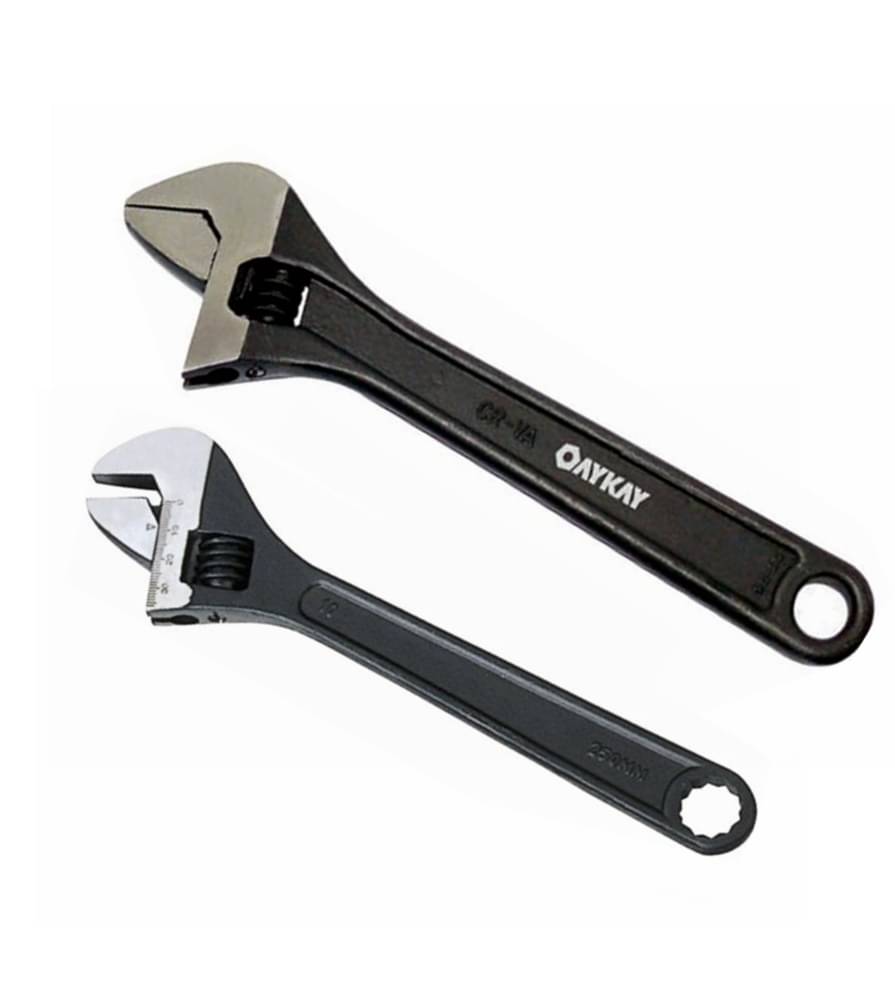     			Oaykay Tools Adjustable Wrench Set of 2 Pc