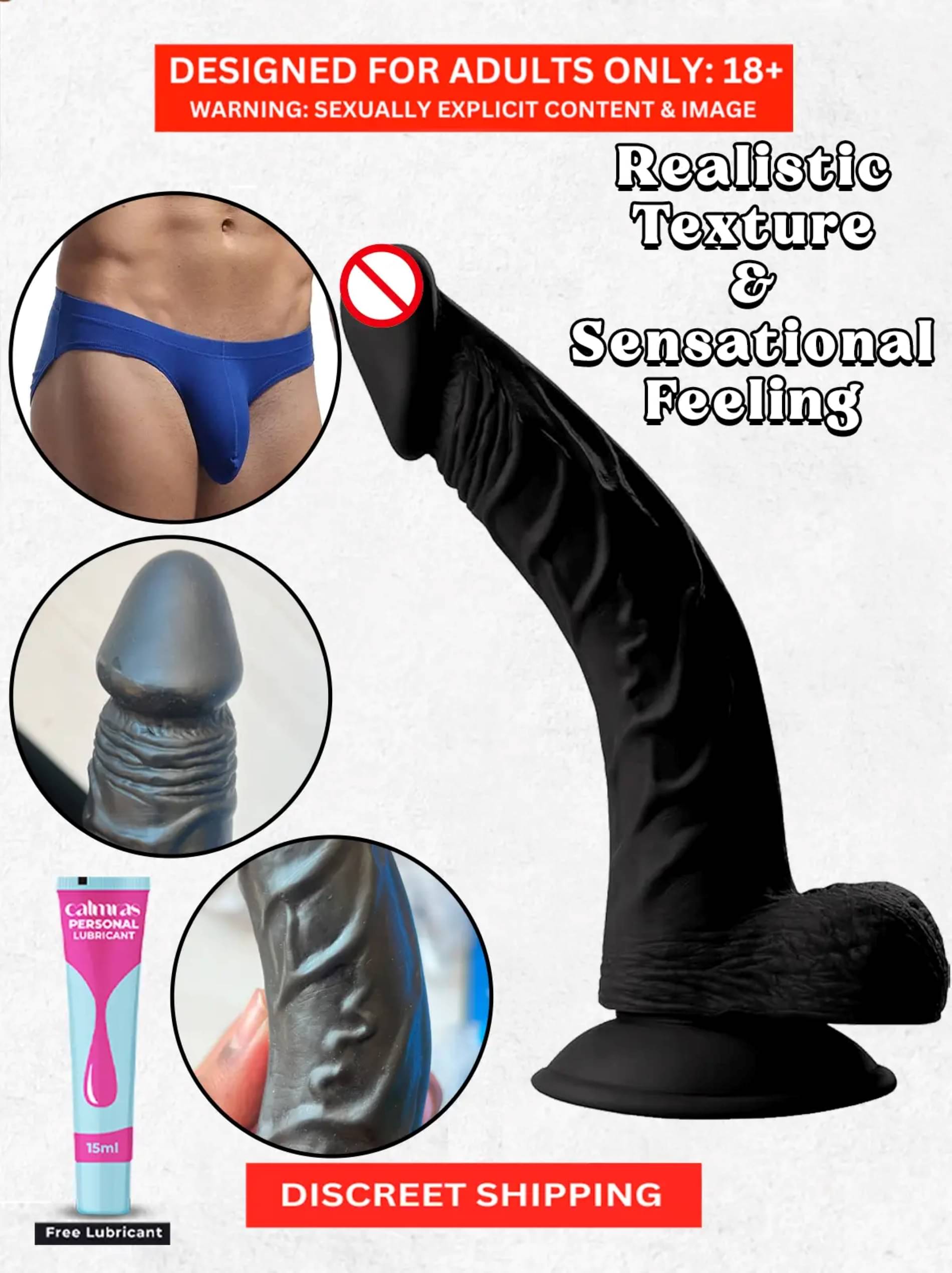     			PREMIUM QUALITY REALISTIC 5 INCH PINKHEAD STRONG SUCTION DILDO FOR WOMEN
