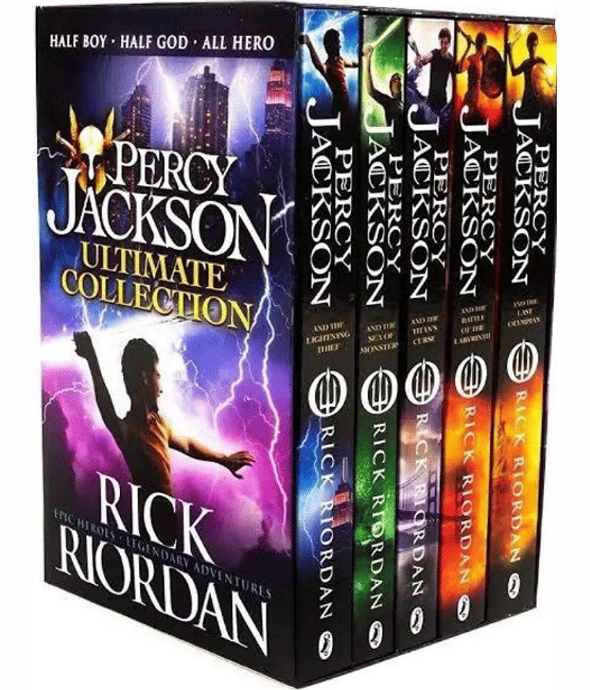 Percy Jackson: Complete Series ( Set Of 5 Books) (Paperback, Rick Riordan) - Stationery | Buy online on ZillyBuy