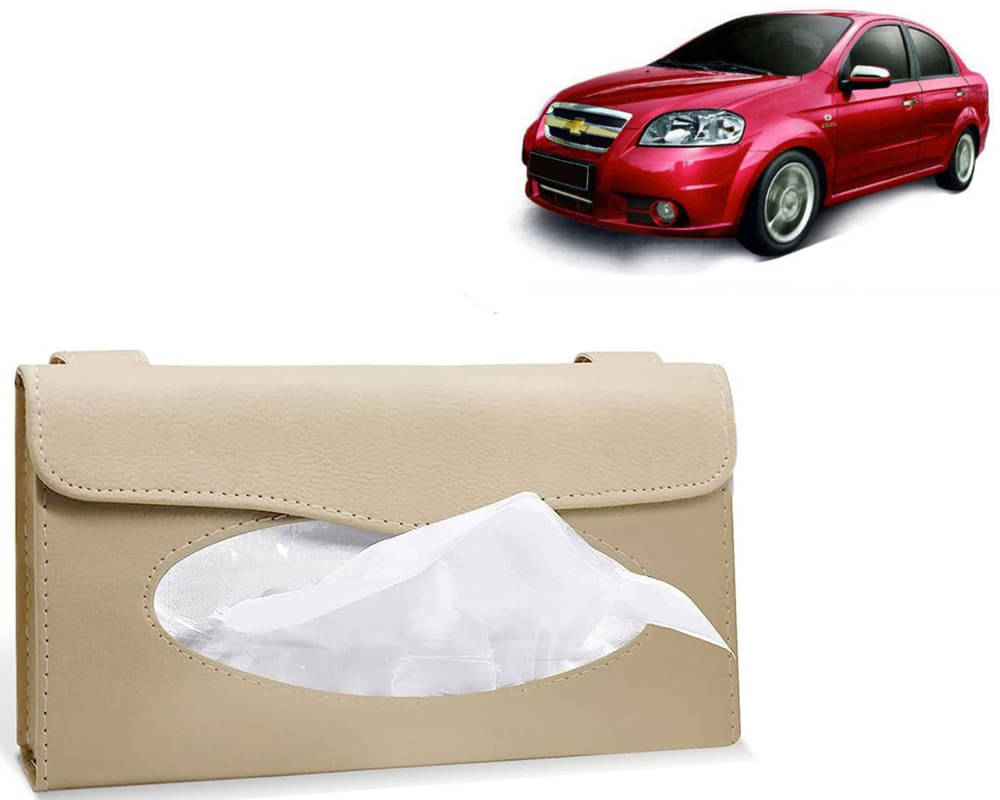    			Car Tissue Holder, Sun Visor Napkin Holder, Car Visor Tissue Holder, Tissue Holder (Beige) For Aveo