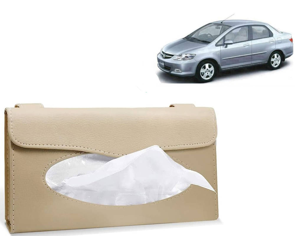     			Car Tissue Holder, Sun Visor Napkin Holder, Car Visor Tissue Holder, Tissue Holder (Beige) For City ZX