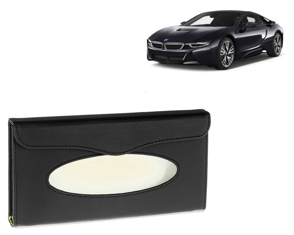 Car Tissue Holder, Sun Visor Napkin Holder, Car Visor Tissue Holder, Tissue Holder (Black) For i8 Car Tissue Holder, Sun Visor Napkin Holder, Car Visor Tissue Holder, Tissue Holder (Black) For i8