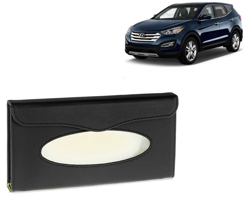 Car Tissue Holder, Sun Visor Napkin Holder, Car Visor Tissue Holder, Tissue Holder (Black) For Santa Fe Car Tissue Holder, Sun Visor Napkin Holder, Car Visor Tissue Holder, Tissue Holder (Black) For Santa Fe