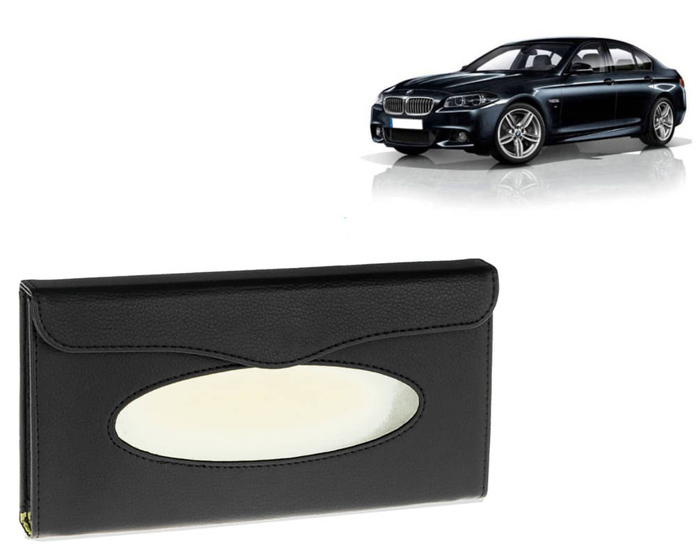     			Car Tissue Holder, Sun Visor Napkin Holder, Car Visor Tissue Holder, Tissue Holder (Black) For 5 Series