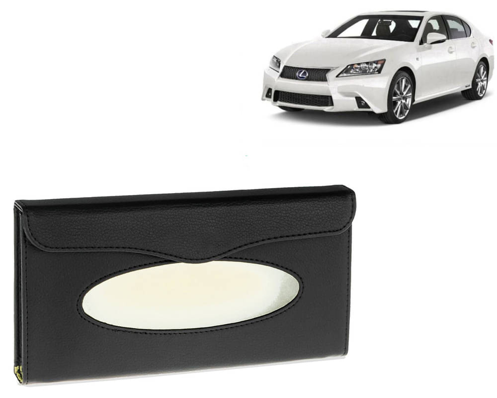     			Car Tissue Holder, Sun Visor Napkin Holder, Car Visor Tissue Holder, Tissue Holder (Black) For GS 350