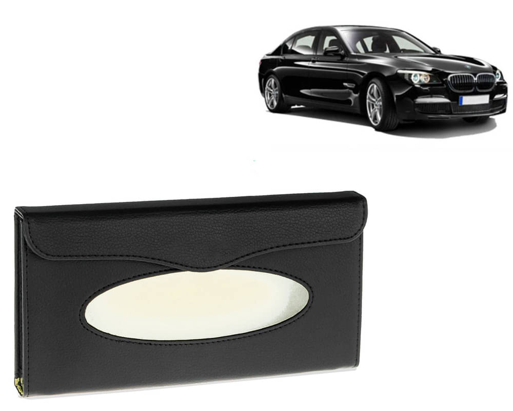     			Car Tissue Holder, Sun Visor Napkin Holder, Car Visor Tissue Holder, Tissue Holder (Black) For 730d