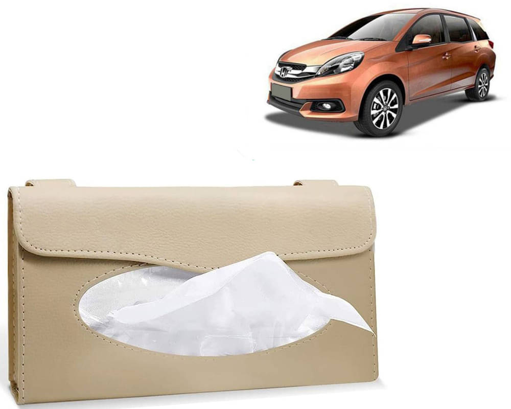 Car Tissue Holder, Sun Visor Napkin Holder, Car Visor Tissue Holder, Tissue Holder (Beige) For Mobilio     			Car Tissue Holder, Sun Visor Napkin Holder, Car Visor Tissue Holder, Tissue Holder (Beige) For Mobilio