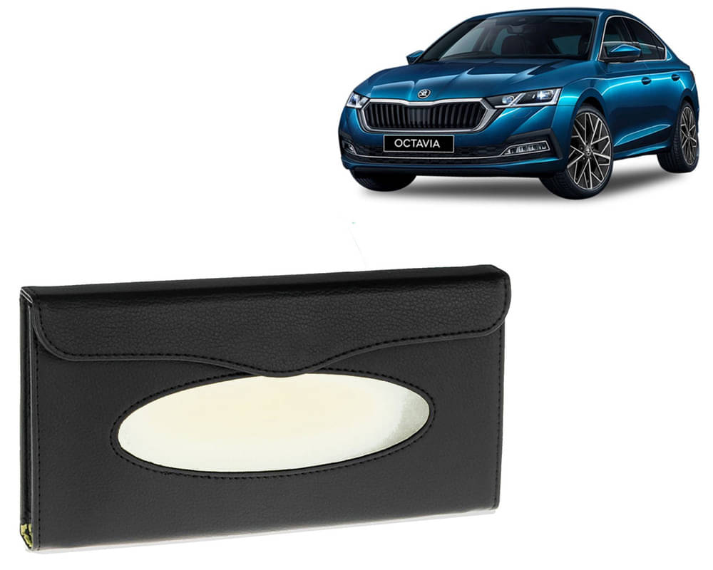Car Tissue Holder, Sun Visor Napkin Holder, Car Visor Tissue Holder, Tissue Holder (Black) For Octavia 2021     			Car Tissue Holder, Sun Visor Napkin Holder, Car Visor Tissue Holder, Tissue Holder (Black) For Octavia 2021
