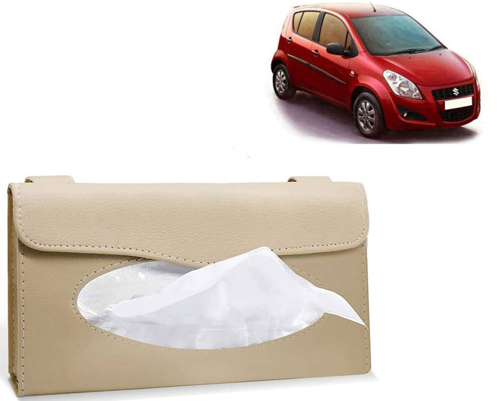 Car Tissue Holder, Sun Visor Napkin Holder, Car Visor Tissue Holder, Tissue Holder (Beige) For Ritz Type-2 Car Tissue Holder, Sun Visor Napkin Holder, Car Visor Tissue Holder, Tissue Holder (Beige) For Ritz Type-2