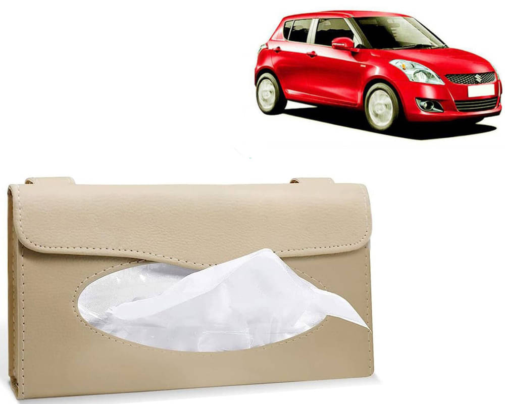 Car Tissue Holder, Sun Visor Napkin Holder, Car Visor Tissue Holder, Tissue Holder (Beige) For Swift Type -3     			Car Tissue Holder, Sun Visor Napkin Holder, Car Visor Tissue Holder, Tissue Holder (Beige) For Swift Type -3