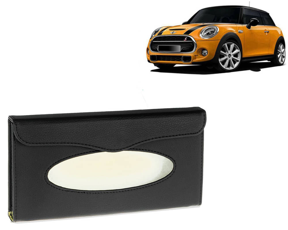     			Car Tissue Holder, Sun Visor Napkin Holder, Car Visor Tissue Holder, Tissue Holder (Black) For Cooper