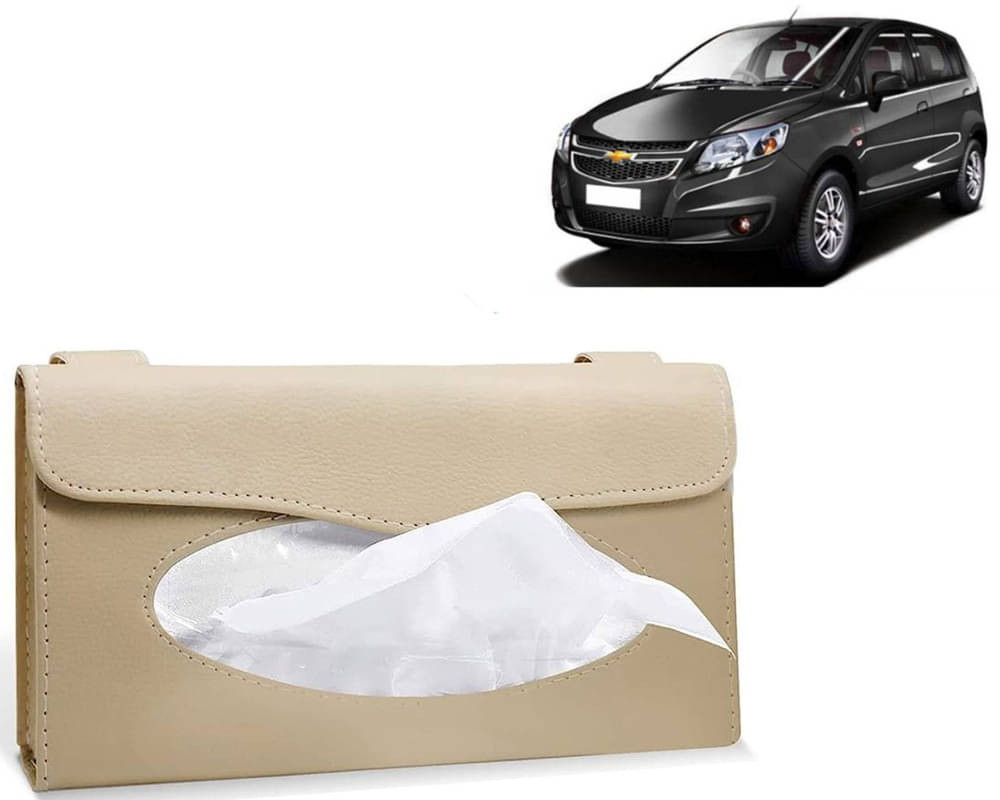     			Car Tissue Holder, Sun Visor Napkin Holder, Car Visor Tissue Holder, Tissue Holder (Beige) For Sail UVA