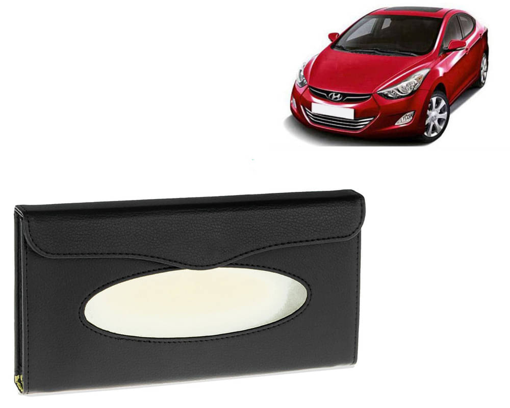     			Car Tissue Holder, Sun Visor Napkin Holder, Car Visor Tissue Holder, Tissue Holder (Black) For Elantra
