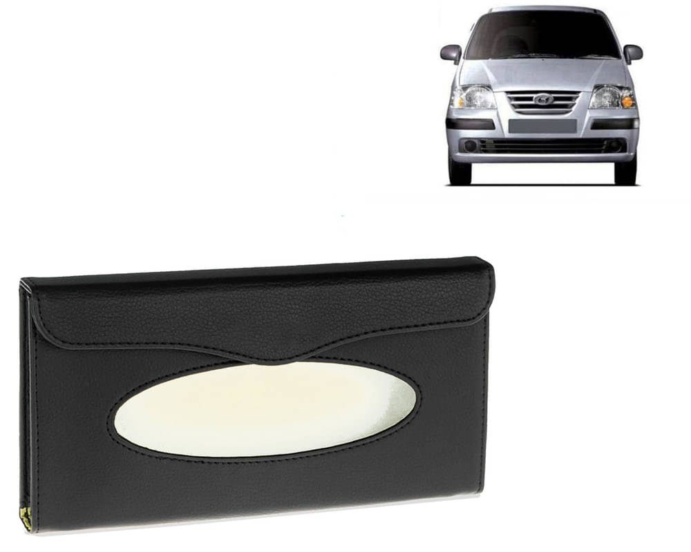     			Car Tissue Holder, Sun Visor Napkin Holder, Car Visor Tissue Holder, Tissue Holder (Black) For Santro