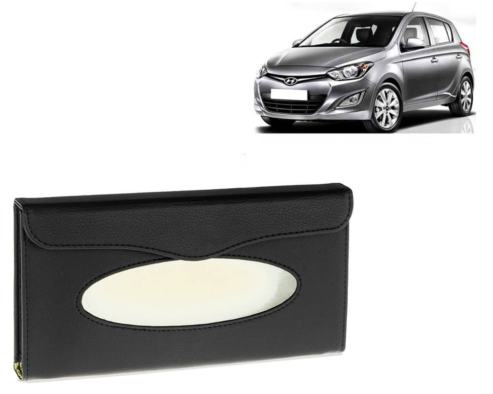     			Car Tissue Holder, Sun Visor Napkin Holder, Car Visor Tissue Holder, Tissue Holder (Black) For I20 Type-2