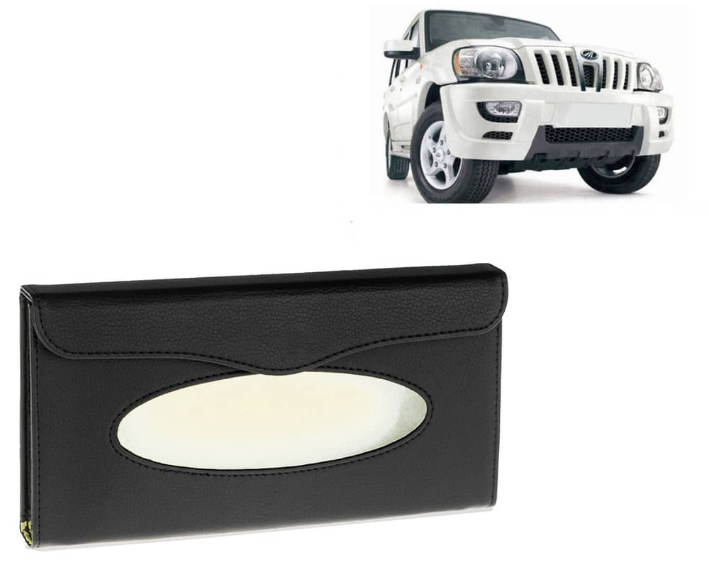     			Car Tissue Holder, Sun Visor Napkin Holder, Car Visor Tissue Holder, Tissue Holder (Black) For Scorpio