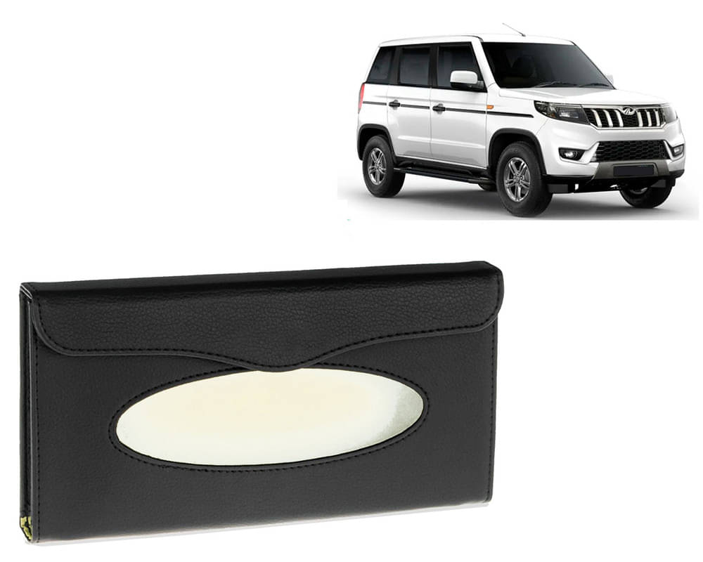 Car Tissue Holder, Sun Visor Napkin Holder, Car Visor Tissue Holder, Tissue Holder (Black) For Bolero Neo Car Tissue Holder, Sun Visor Napkin Holder, Car Visor Tissue Holder, Tissue Holder (Black) For Bolero Neo