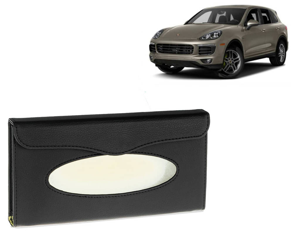     			Car Tissue Holder, Sun Visor Napkin Holder, Car Visor Tissue Holder, Tissue Holder (Black) For Cayenne E-Hybrid