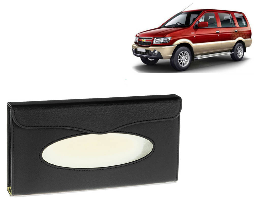 Car Tissue Holder, Sun Visor Napkin Holder, Car Visor Tissue Holder, Tissue Holder (Black) For Tavera Type2     			Car Tissue Holder, Sun Visor Napkin Holder, Car Visor Tissue Holder, Tissue Holder (Black) For Tavera Type2