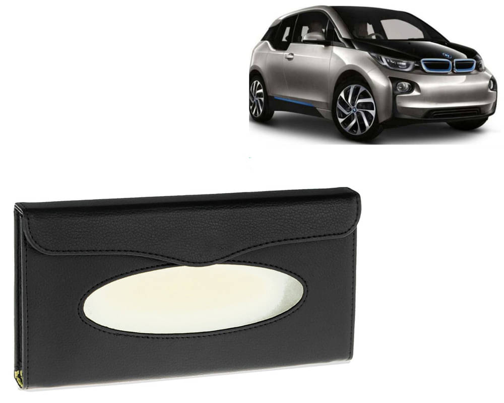 Car Tissue Holder, Sun Visor Napkin Holder, Car Visor Tissue Holder, Tissue Holder (Black) For i3 Car Tissue Holder, Sun Visor Napkin Holder, Car Visor Tissue Holder, Tissue Holder (Black) For i3