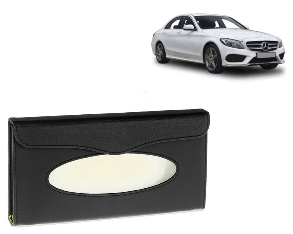 Car Tissue Holder, Sun Visor Napkin Holder, Car Visor Tissue Holder, Tissue Holder (Black) For C220 Car Tissue Holder, Sun Visor Napkin Holder, Car Visor Tissue Holder, Tissue Holder (Black) For C220