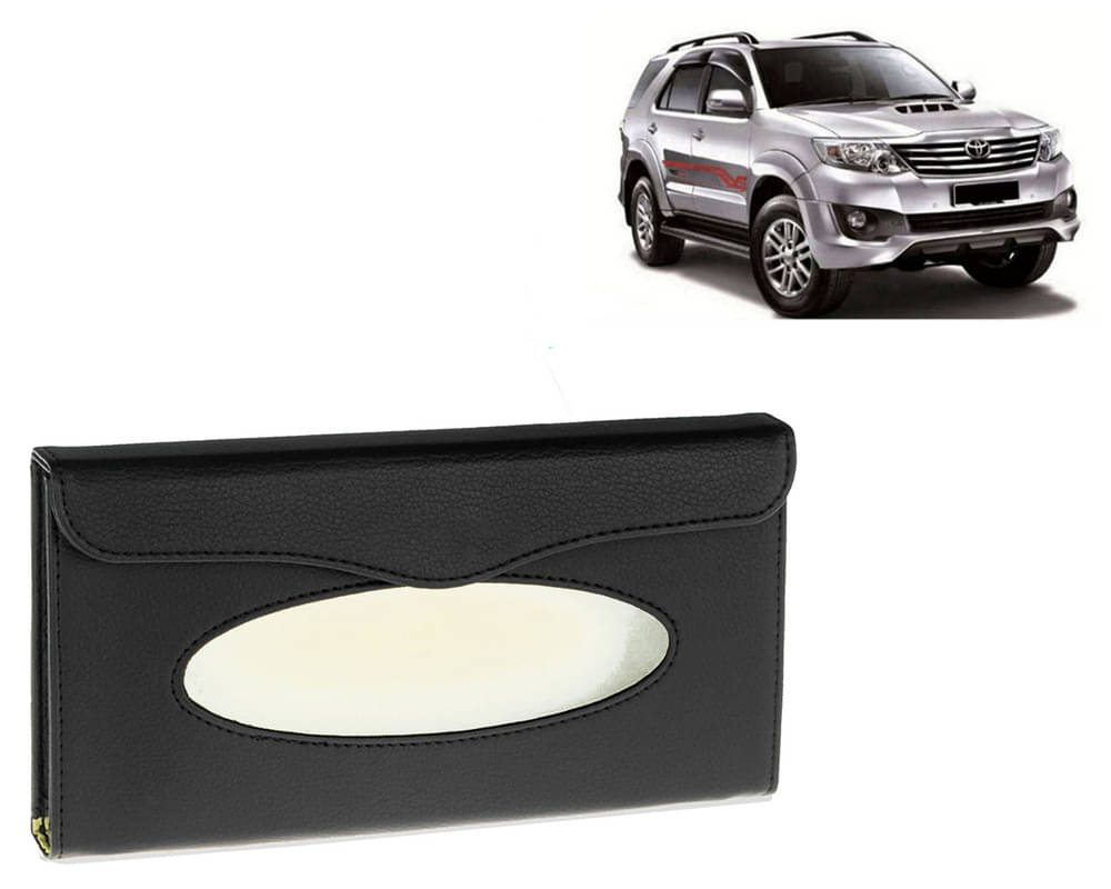     			Car Tissue Holder, Sun Visor Napkin Holder, Car Visor Tissue Holder, Tissue Holder (Black) For Fortuner