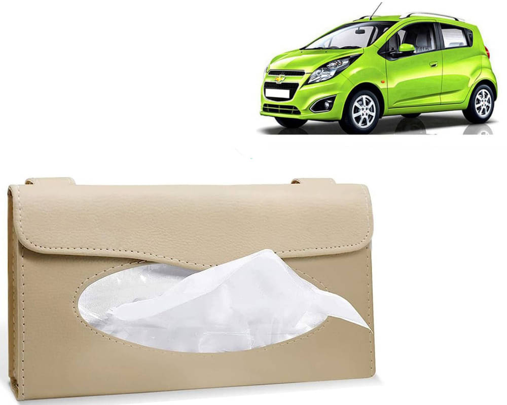 Car Tissue Holder, Sun Visor Napkin Holder, Car Visor Tissue Holder, Tissue Holder (Beige) For Beat Type-2 Car Tissue Holder, Sun Visor Napkin Holder, Car Visor Tissue Holder, Tissue Holder (Beige) For Beat Type-2