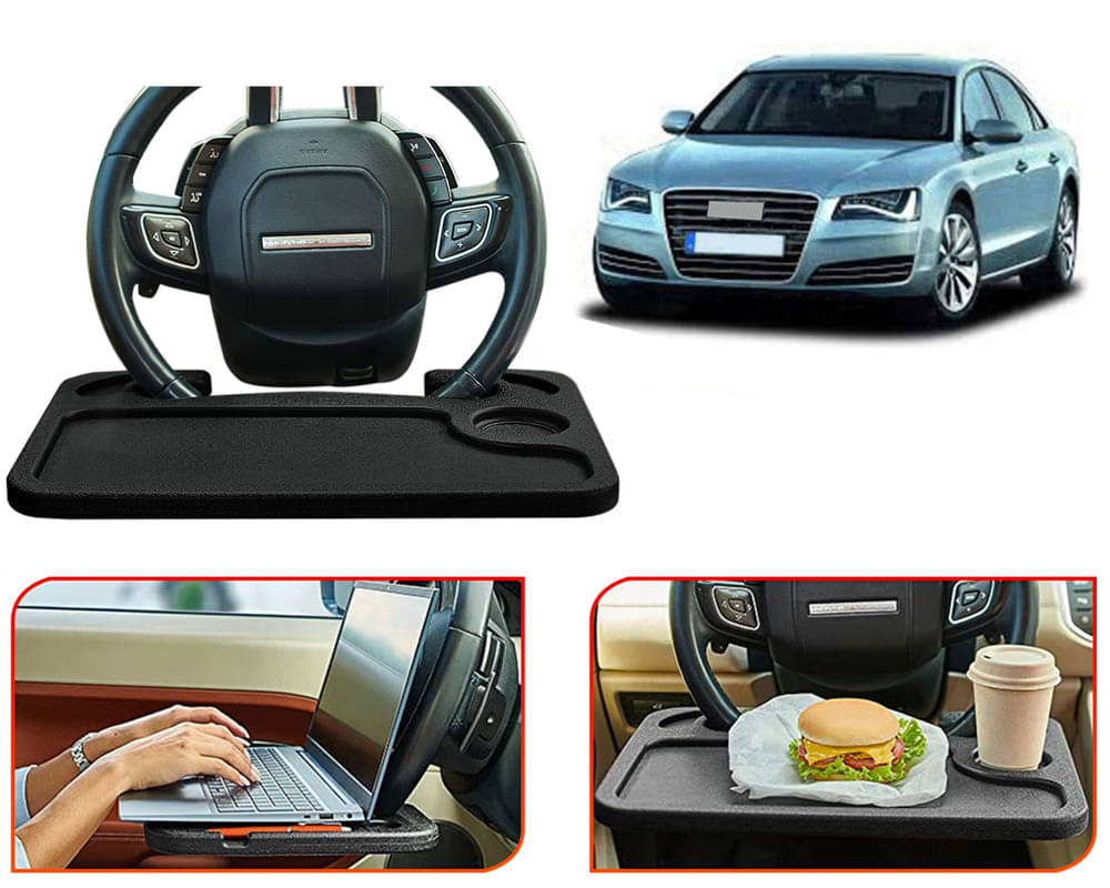 Selifaur Food Tray for Steering Wheel Black Selifaur Food Tray for Steering Wheel Black