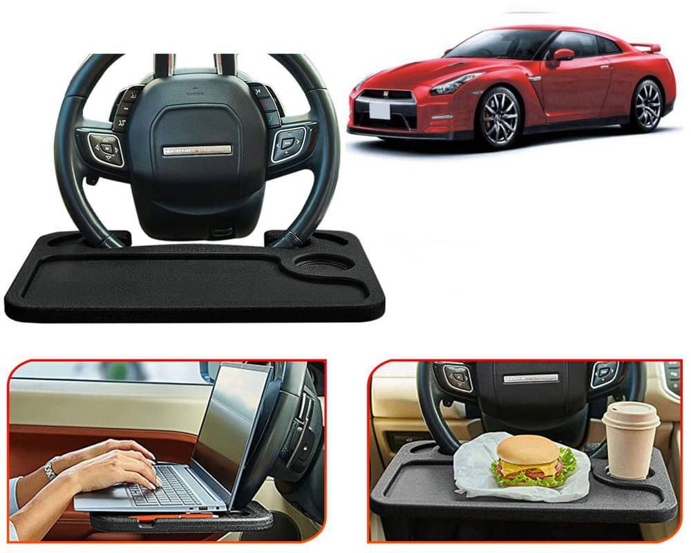 Selifaur Food Tray for Steering Wheel Black Selifaur Food Tray for Steering Wheel Black