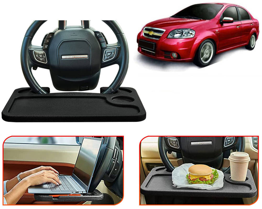 Selifaur Food Tray for Steering Wheel Black Selifaur Food Tray for Steering Wheel Black