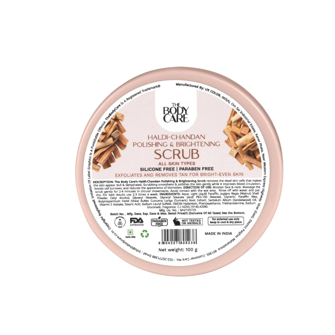     			The Body Care Haldi-Chandan Polishing & Brightening Scrub ( 100g)