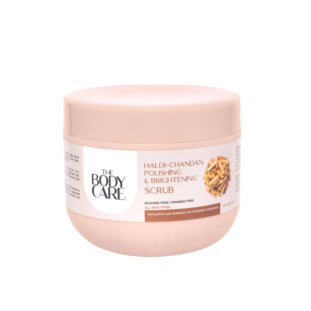 The Body Care Haldi-Chandan Polishing & Brightening Scrub ( 500g)