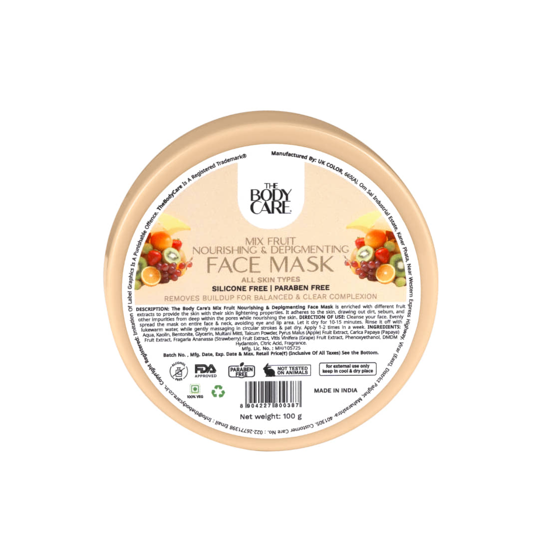 The Body Care Mix Fruit Nourishing & Depigmenting Face Mask ( 100g)